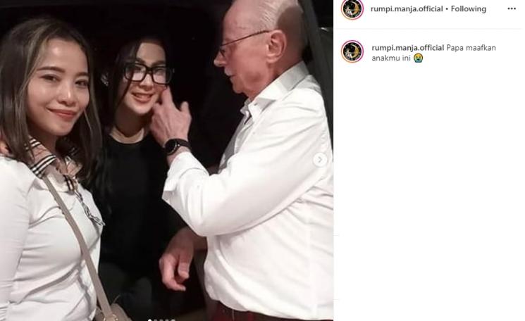 Potret bule yang disebut ayah angkat Syahrini (Instagram/@rumpi.manja.official)