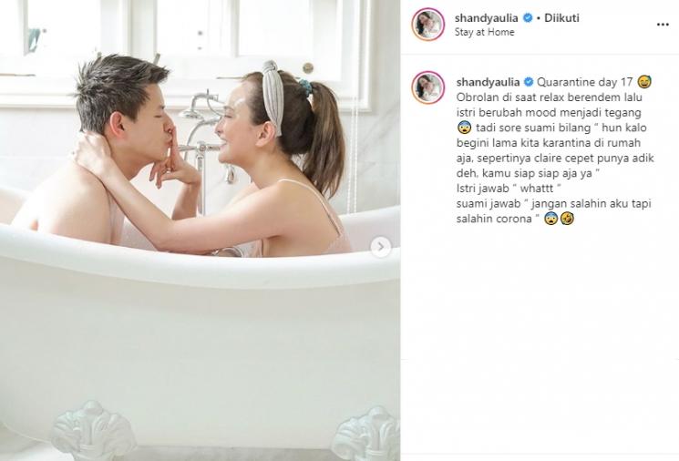 Shandy Aulia dan David Herbowo (Instagram/@shandyaulia)