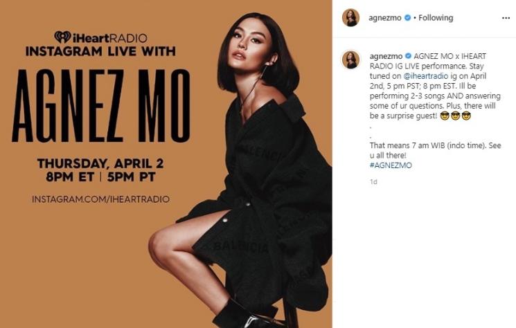 Agnez Mo. (Instagram/@agnezmo)