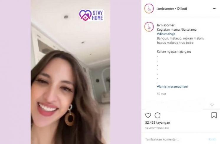 Nia Ramadhani (Instagram @lamiscorner)