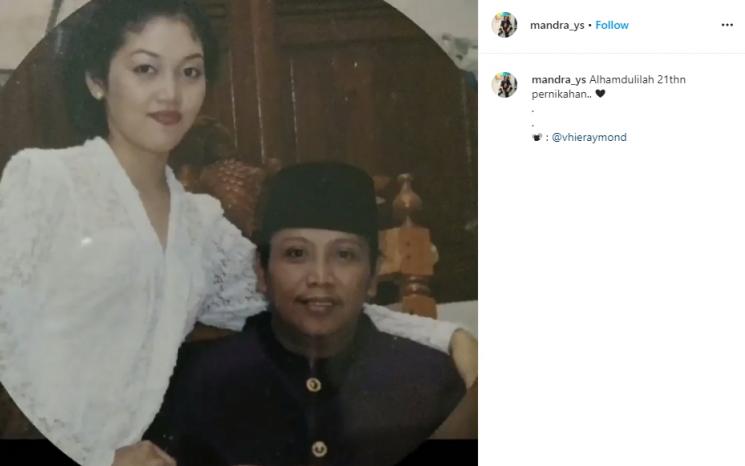 Potret mesra Mandra dan Mila Juwita Sari (Instagram/@mandra_ys)