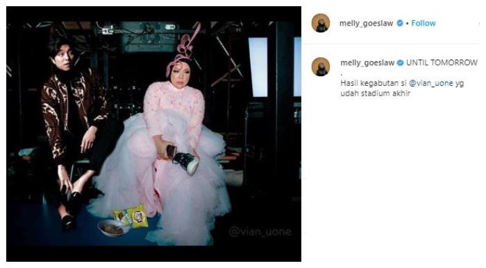 Melly Goeslaw. (Instagram/@melly_goeslaw)