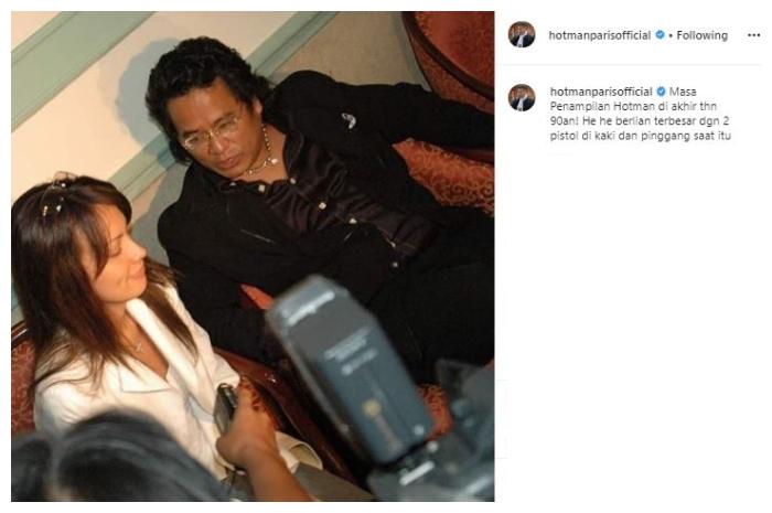 Potret Hotman Paris muda. (Instagram/@hotmanparisofficial)