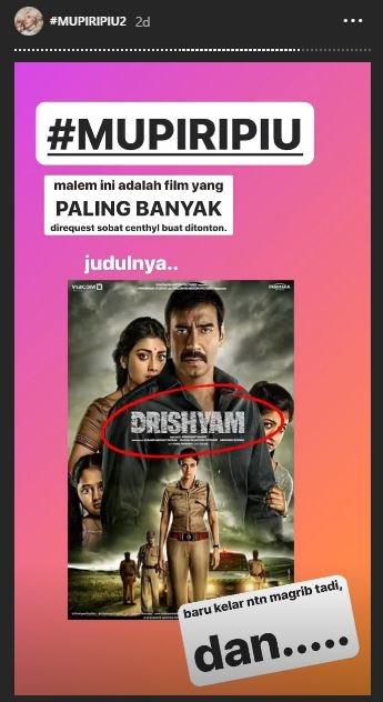 Drishyam. (Instagram/@fitrop)