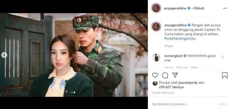 Anya Geraldine dan Hyun Bin (Instagram/@anyageraldine)