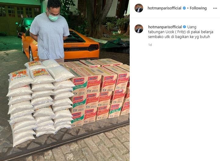 Anak Hotman Paris, Fritz Hutapea. (Instagram/@hotmanparisofficial)