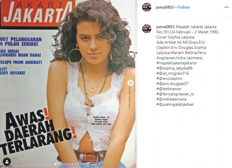Potret seleb jadi cover majalah (Instagram/@juma0803)