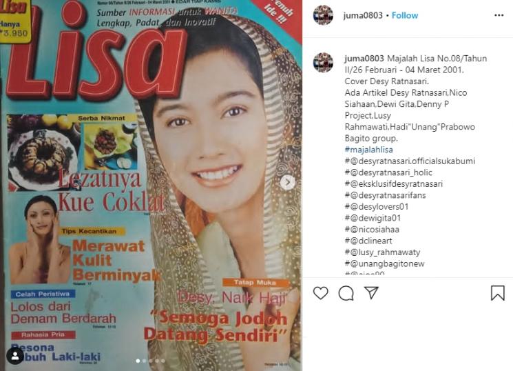 Potret seleb jadi cover majalah (Instagram/@juma0803)