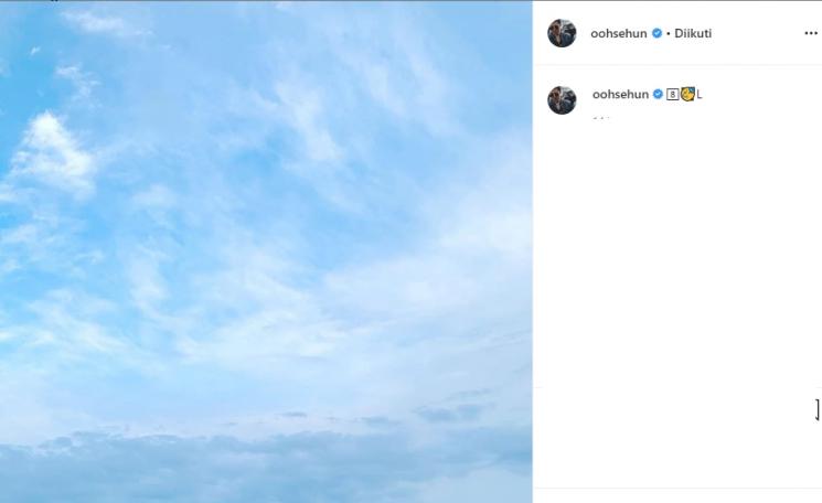 Sehun EXO (Instagram/@oohsehun)