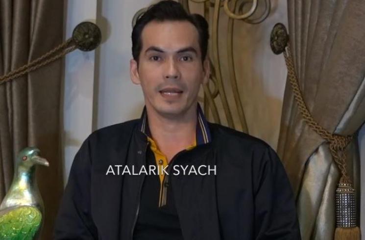 Atalarik Syach minta maaf. (Youtube/AtalarikSyach)