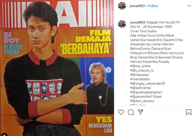 Potret seleb jadi cover majalah (Instagram/@juma0803)