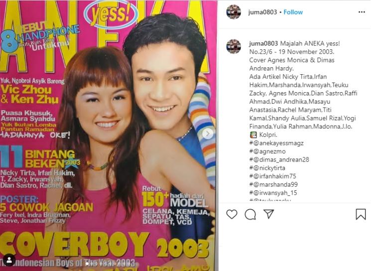 Potret seleb jadi cover majalah (Instagram/@juma0803)