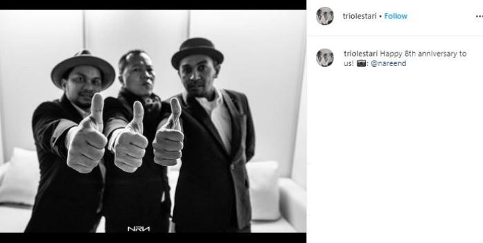 Momen kebersamaan Trio Lestari. (Instagram/@triolestari)