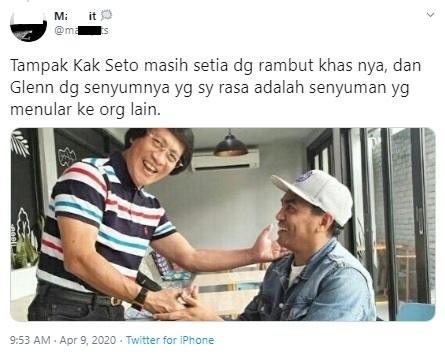 Kak Seto dan Glenn Fredly. (Twitter)