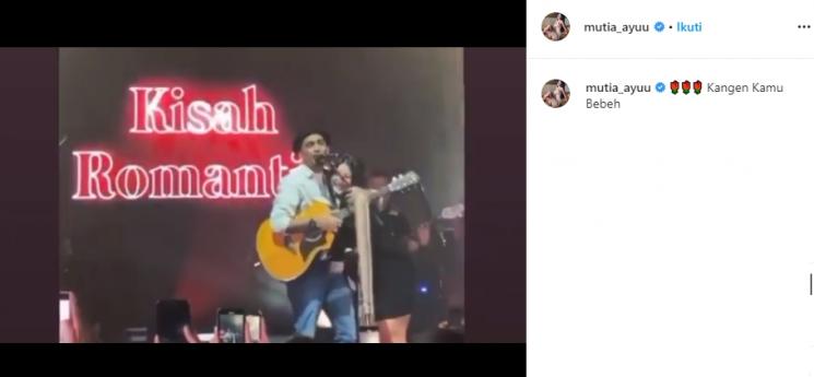 Postingan perdana Mutia Ayu usai Glenn Fredly meninggal (Instagram/@mutia_ayuu)