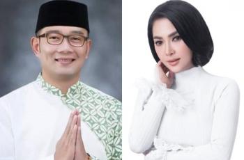 Syahrini Komentari Ridwan Kamil Pakai Masker Gambar Bibirnya