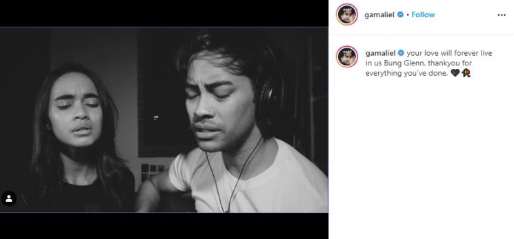 Seleb cover lagu Glenn Fredly (Instagram/@gamaliel)