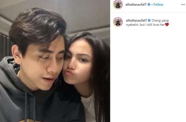 Athalla Naufal dan Aisyah Aqilah (Instagram)
