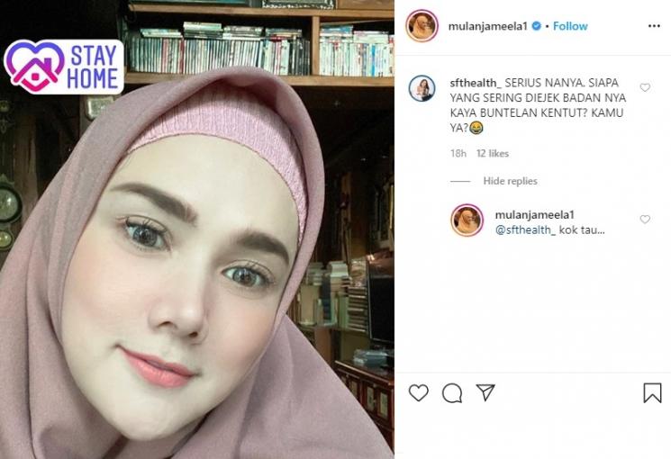 Mulan Jameela tanggapi akun olshop (Instagram/@mulanjameela1)