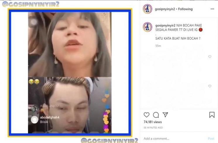 Cimoy Montok (Instagram @gosipnyinyir2)