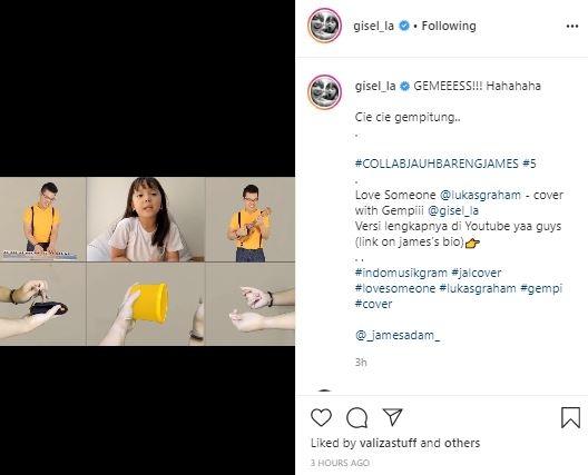 Gempita Nora Marten. (Instagram/@gisel_la)