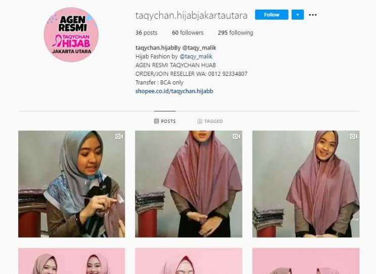 Sumber kekayaan Taqy Malik. (Instagram/@taqychan.hijabjakartautara)