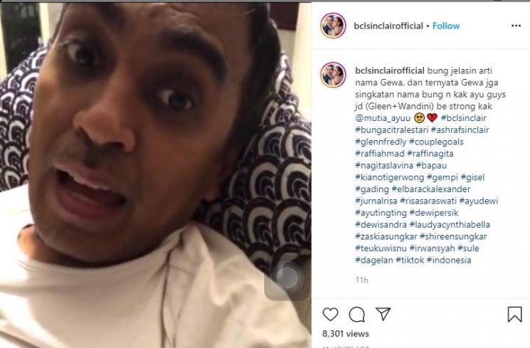 Glenn Fredly live Instagram (Instagram/@bclsinclairofficial)
