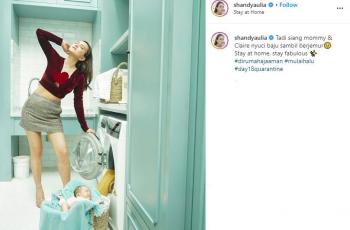 Sudut rumah Shandy Aulia (Instagram/@shandyaulia)