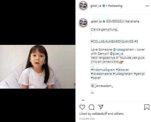 Gempita Nora Marten. (Instagram/@gisel_la)