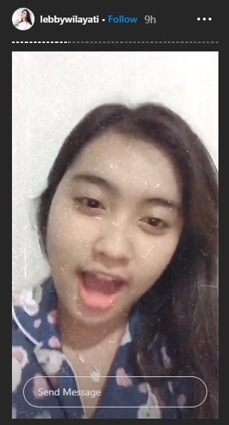 Instastory Lebby Wilayati (Instagram/@lebbywilayati)