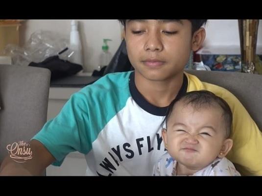 Betrand Peto dan Thania Putri Onsu. (Instagram/@theonsufamily)
