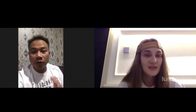Vicky Prasetyo dan Luna Maya. (Youtube/LunaMaya)