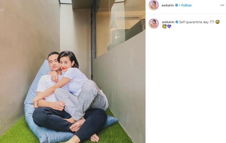 Awkarin dan Sabian Tama (Instagram/@awkarin)