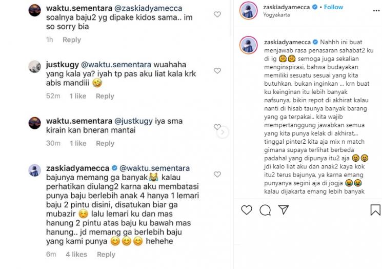 Curhatan Zaskia Adya Mecca (Instagram/@zaskiadyamecca)