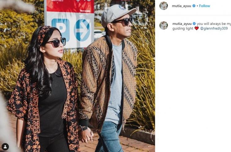 Mutia Ayu unggah kenangan bersama Glenn Fredly (Instagram/@mutia_ayuu)