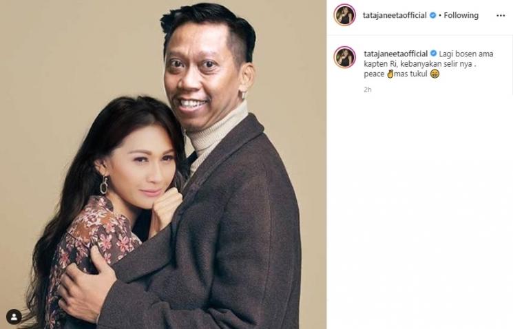 Editan foto Tata Janeeta dan Tukul Arwana. (Instagram/@tatajaneetaofficial)