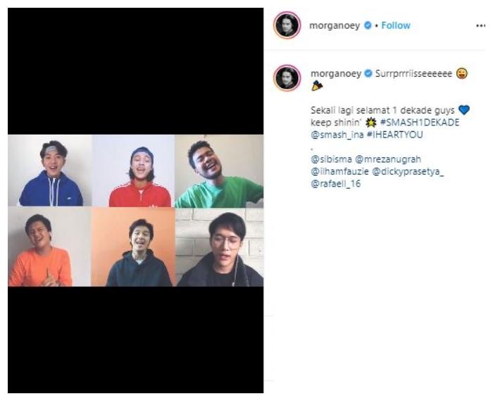 SMASH Reunian. (Instagram/@morganoey)