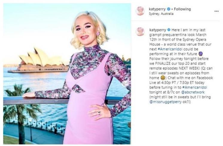 Katy Perry. (Instagram/@katyperry)