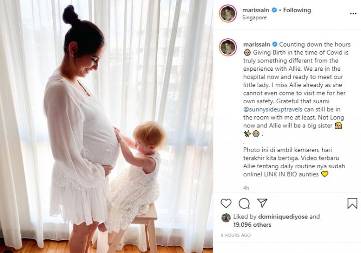 Marissa Nasution dan si kecil Alaia Moana (Instagram/@marissaln)