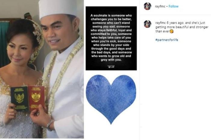 Potret kakak Nikita Mirzani. (Instagram/@rayfmc)