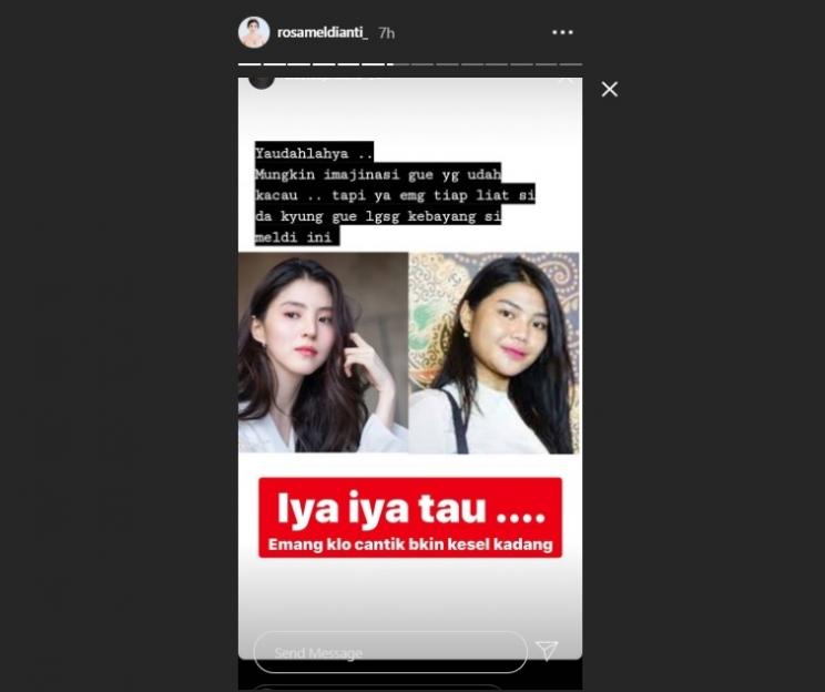 Postingan Meldi. (Instagram/@rosameldianti_)