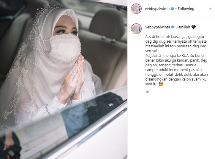 Vebby Palwinta. (Instagram/@vebbypalwinta)