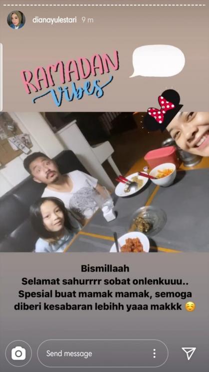 Dian Ayu Lestari dan Omesh. (Instagram/@dianayulestari)
