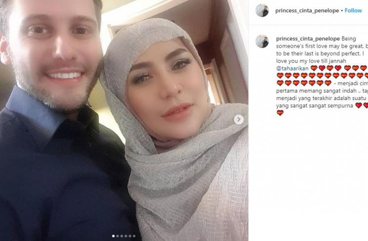 Cinta Penelope dan Taha Gokhan Arikan. (Instagram/@princess_cinta_penelope)