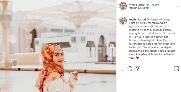 Mytha Lestari (Instagram/@mytha_lestari)