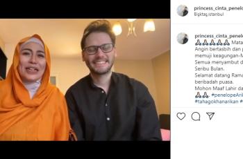 Cinta Penelope dan Taha Gokhan Arikan. (Instagram/@princess_cinta_penelope)