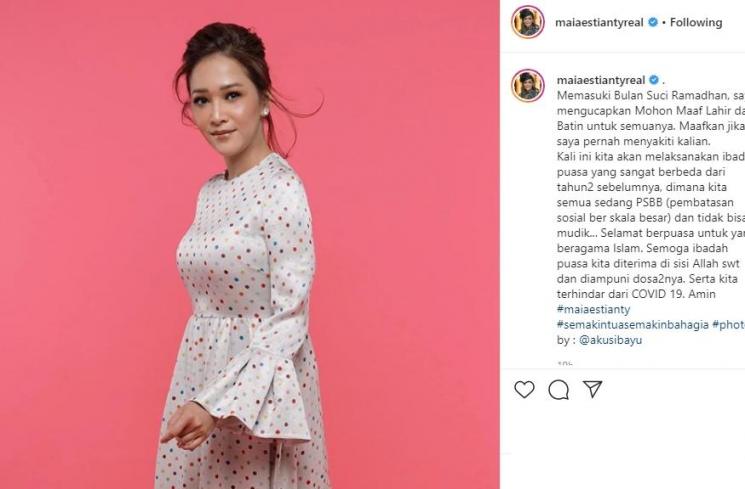 Maia Estianty. (Instagram/@maiaestiantyreal)