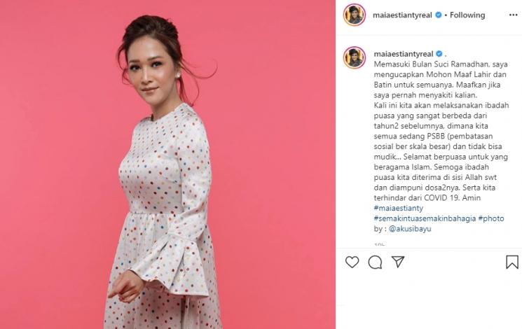 Maia Estianty. (Instagram/@maiaestiantyreal)