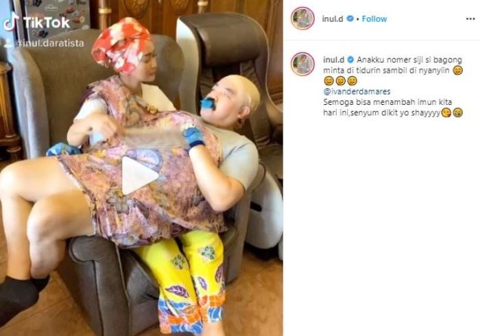 Inul Daratista dan Adam Suseno. (Instagram/@inul.d)