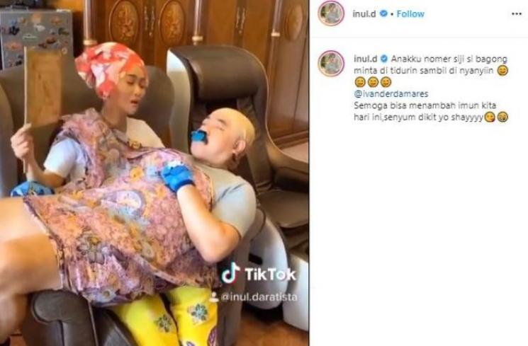 Inul Daratista dan Adam Suseno. (Instagram/@inul.d)